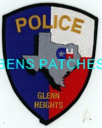 TEXAS,GLENN HEIGHTS POLICE 3